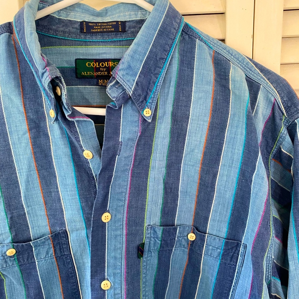 Vintage Colours Cotton Button Up
